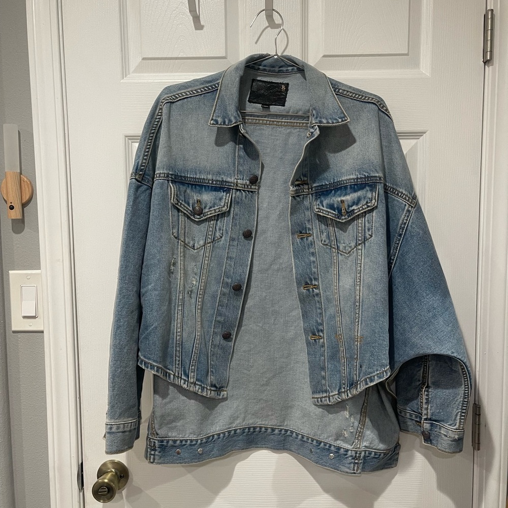 R13 Light Blue Denim Jacket - Picture 1 of 4